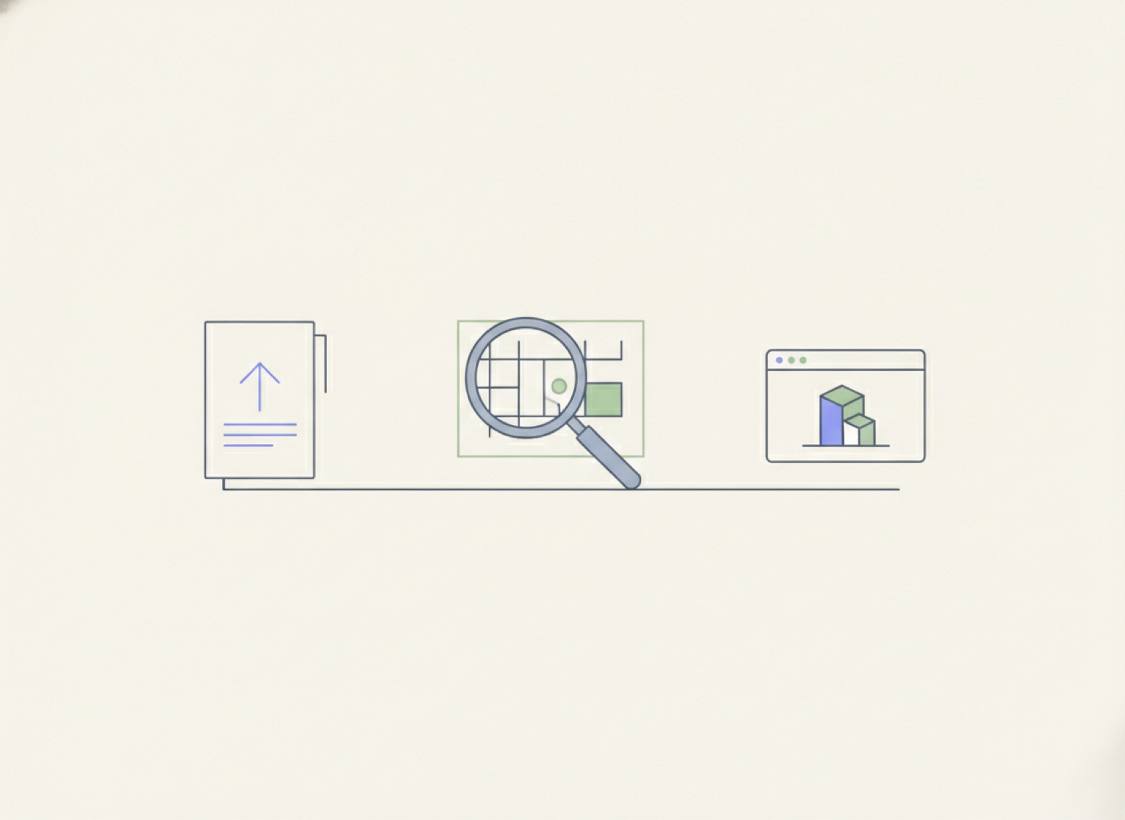 StudiO open in a browser: the interactive 3D view of an extracted floor on one side, the fitted vector plan on the other, with wall roles and detected columns marked.